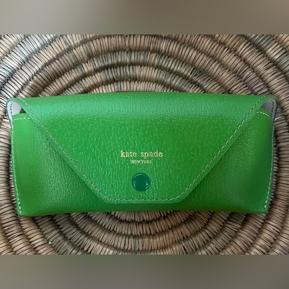 kate spade Accessories - Kate Spade Green Sunglass Or Glasses Case PRELOVED
